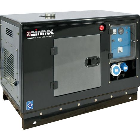 AIRMEC HS 6500-SS AVR Generatore 6,5 kW Monofase Insonorizzato DIESEL