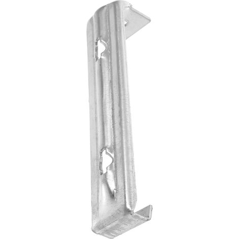 Support de Gouttière en Alliage D'aluminium Léger et Sécurisé pour Toiture Extérieure Argenté, Accroche de Gouttière de Jardin Robuste et Solide (1/5)