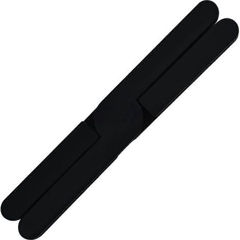 Set de table pliable - Antidérapant, Manique résistante à la chaleur, Noir (1/5)
