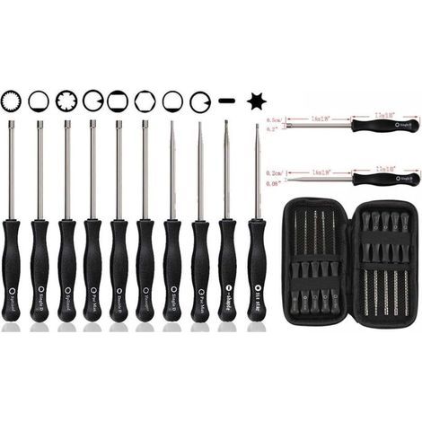Set de 12 Outils de Réglage de Carburateur Réglage Tronçonneuse Tournevis Reglage Carburateur Tronconneuse 2 Temps Tournevis Pacman/Single D pour Poulan Husq STHIL Echo Débroussailleuse Carburateur (1/5)