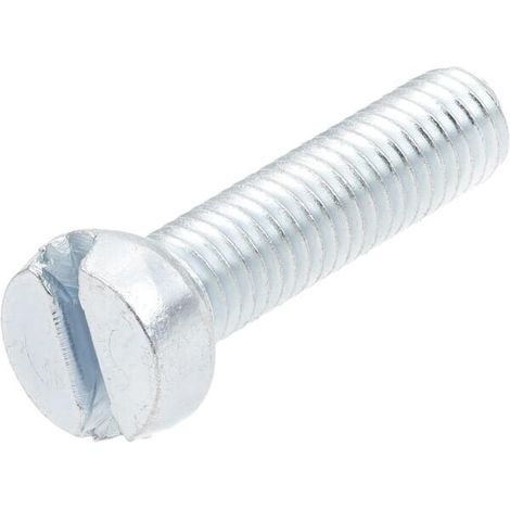 Tornillo de cabeza cil铆ndrica ranurada DIN84 M5 x 20 acero cincado 4.8 UNIVERSAL 84520P100 (1/3)