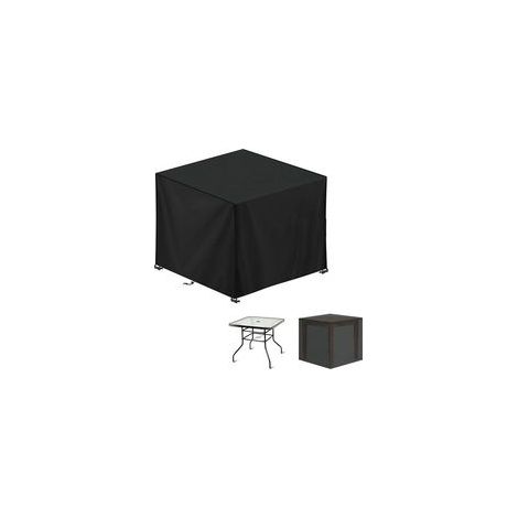 Schutzhülle für Gartenmöbel – 90 x 90 x 90 cm – wasserdichtes 420D Oxford-Gewebe – UV- und windbeständig – inklusive Aufbewahrungstasche – geeignet für Gartentische (1/4)