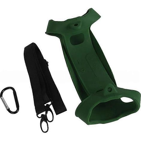 Pour JBL Charge 6 sans Fil Enceinte Bluetooth Étui en Silicone Housse Skin Étui de Voyage avec Strap Carabiner C