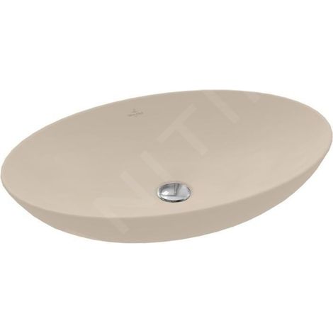 Vasque à poser VB Loop&Friends 620x420mm Ovale ou O.L. Amande CeramicPlus (1/5)