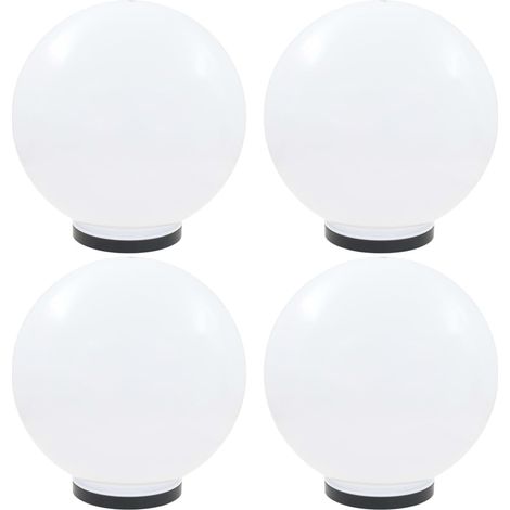 LED-Gartenleuchten 4 Stk. Kugelförmig 40 cm PMMA