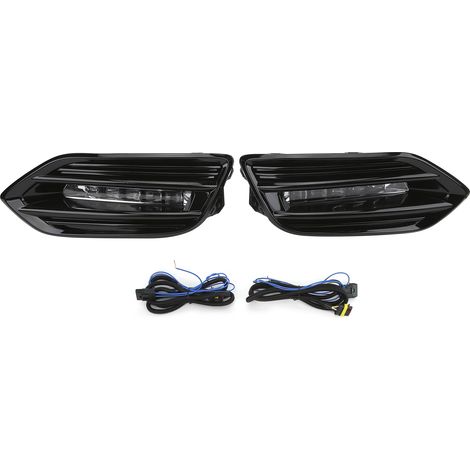 2 pièces LED feux de jour clignotant feu de brouillard blanc jaune bleu lumière de remplacement pour Honda Vezel HRV (1/5)