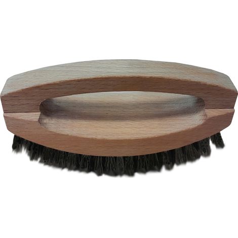 DOMERGUE - Brosse meuble cintrée avec poignée soie noire sortie 25.