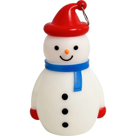 Snowman - LED Night Light - Indoor Christmas Decoration - Desk Bookshelf Party Prop - 1 Piece (1/2)