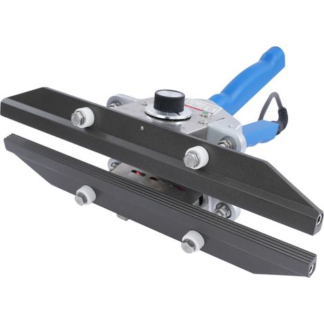 Selladora térmica, diseño portátil, control de temperatura ajustable, azul. (1/2)