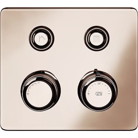 Gessi Hi-FI Set de finition thermostatique avec commande par