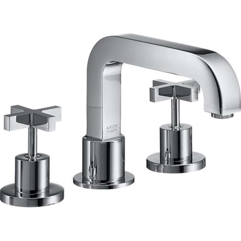 hansgrohe AXOR Citterio Racor de 3 orificios para bañera, asas en (1/4)