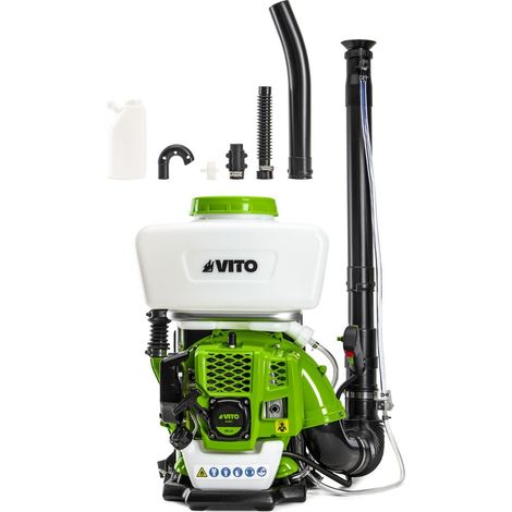 Pulvérisateur Thermique Atomiseur 14L - 2T 43 CC - Pulvérisateur Poudres & Liquides Portée 12m - Jardinage, Agriculture VITO