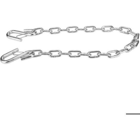 Chaîne de Remorquage de la sécurité de la Remorque 3500lbs en Acier galvanisé avec des Crochets à Clamp/Holder à Double Ressort (1/4)