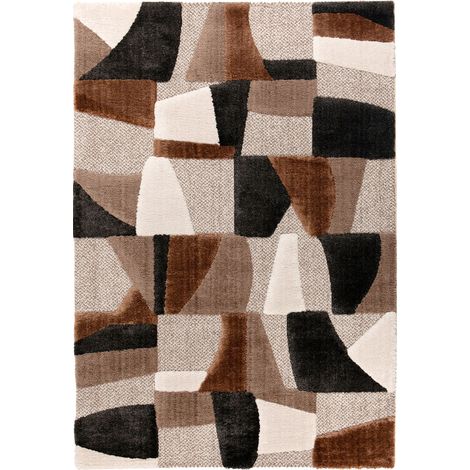 VIVARAISE - Tapis décoratif Kalei Vivaraise - Polyester recyclé 170 x 170 cm (1/5)