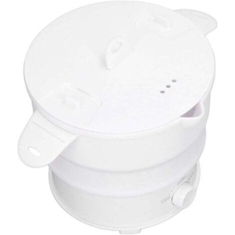 800W 1,2L Multifunktionaler Elektrischer Hot Pot, Tragbarer Reise-Elektrokocher, Faltbarer Mini-Dampfgarer, Geeignet zum Kochen von Nudeln, Hot Pot oder zum Braten (1/4)