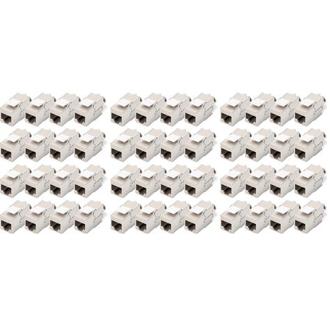 Digitus Modulo Keystone Cat 6a, Schermato, Attrezzi Per L'installazione Non Necessari - 48 Pezzi