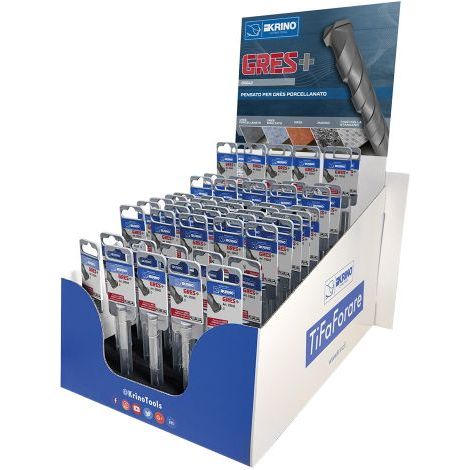 ESPOSITORE DA BANCO PUNTE 'GRES+' 105 pz