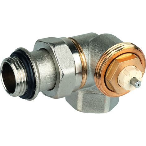 Corps de vanne thermostatique SX ms vern. Coin droit Wi-1/2'' souple.