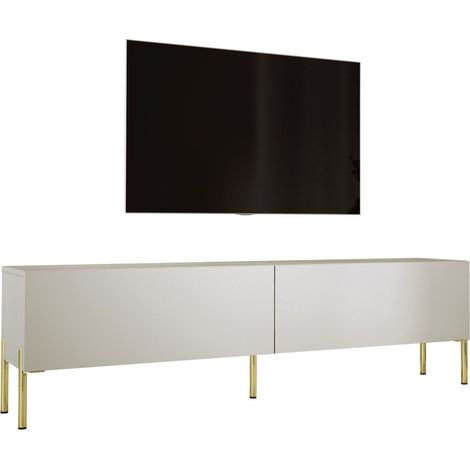 Meuble TV : Cachemire, pieds dorées, 170 x 52 x 32 cm (1/5)