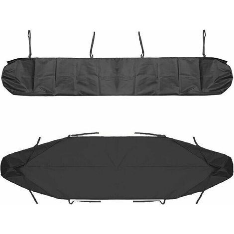 pair Housse de protection pour store banne, store banne de terrasse 4 m, housse de protection anti-poussière, housse de rangement pour store banne grise, protection imperméable en hiver