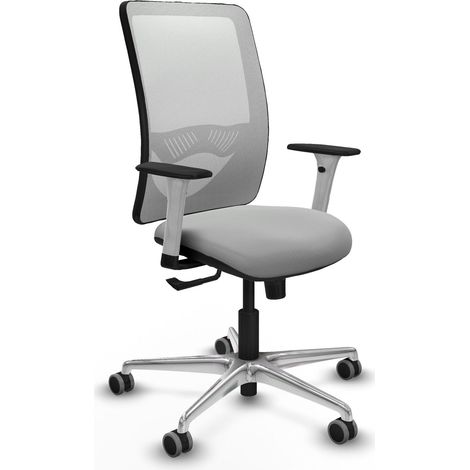 Sedia da ufficio piqueras y crespo Zulema bianco alluminio (1/2)