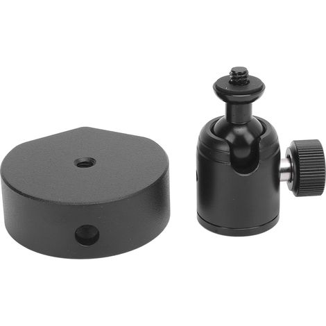 Kit adaptateur trépied satellite aluminium tête rotule – Adaptateurs Mini noir, fixation (1/5)