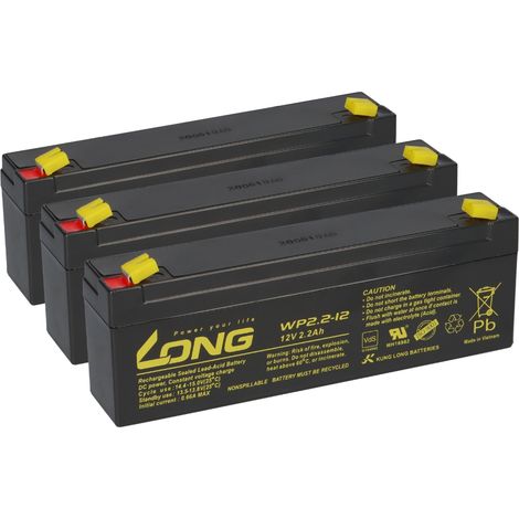 Batterie 12V 2,2Ah Bleigel für Horcher IBS zum Selbsteinbau (1/5)