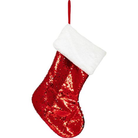 Stivale in paillettes rosse 50cmh - Feeric lights & christmas (1/2)