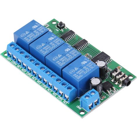 Les commandes de relais du décodeur audio DTMF 4 canaux AD22B04 peuvent être modifiées pour le module de télécommande. (1/5)