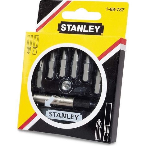 Juego de puntas Stanley de 7 piezas (2 PH + 2 PZ + 2 PŁ + U) (1/3)