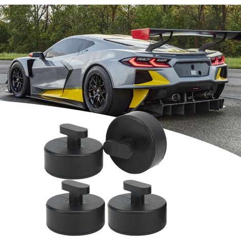 Patins de levage et disques de cric en caoutchouc pour automobiles, adaptés aux Chevrolet Corvette C5 C6 C7 C8 GS Z (4 pièces) (1/5)