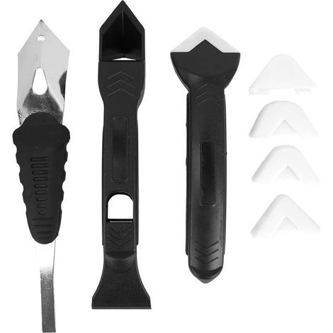 3-in-1 caulking tool, silicone sealant remover, caulking scraper for all corner joints (1/5)