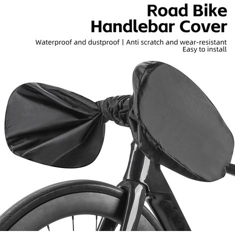 Protecteur de guidon de vélo, housse de vélo, étanche à l'eau et à la poussière, accessoire de cyclisme (1/5)