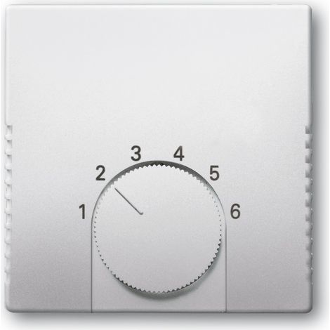 Enjoliveur avec bouton rotatif pour thermostat d’ambiance pur inox (1/3)