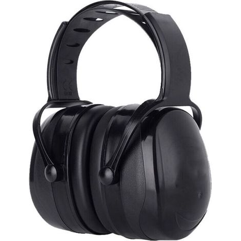 Casque Anti Bruit Adulte Réglable Confortable, avec Une Atténuation de SNR 38dB, pour Milieu Bruyant ou Stressant-Noir- (1/5)