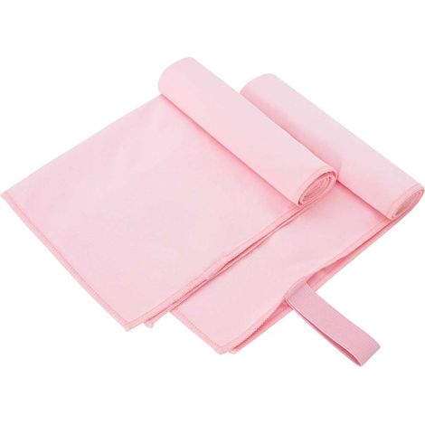 Sporthandtücher 2 pcs Rosa 50 x 30 cm Polyester und Polyamid