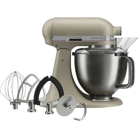 KitchenAid Artisan Plus 5KSM50PKVE Küchenmaschine, Farbe: Haferflocken