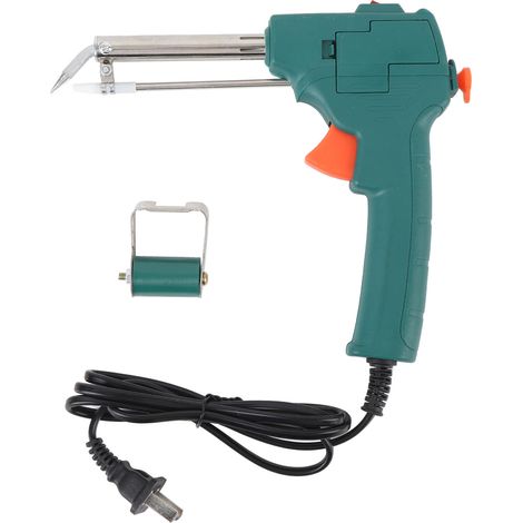 Kit de soldador semiautomático de 60 W, calentamiento rápido, herramienta portátil, ideal para reparaciones y proyectos de bricolaje. Enchufe estadounidense de 100-240 V. (1/5)