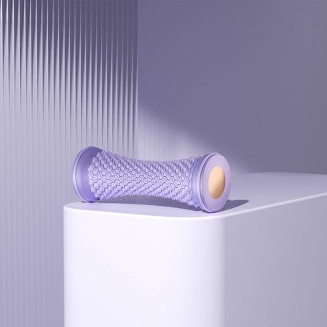 Foot Massage Roller - Portable Acupressure Roller to Relieve Foot Pain, Relax Muscles and Promote Blood Circulation (2pcs Purple) (1/4)