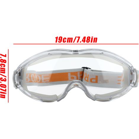Schutzbrille, Augenschutz gegen UV-Strahlung und Stöße, Arbeitsschutzbrille (grau) (1/5)