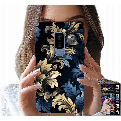 Custodia per Samsung Galaxy S9 Plus - elegante custodia con motivi dorati alla moda (1/5)