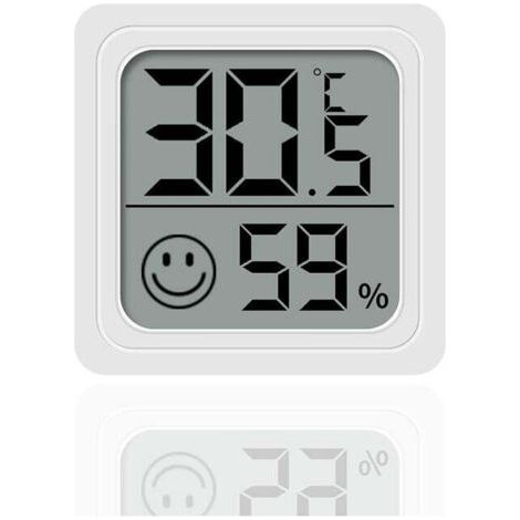 1pc hygromètre maison chambre de bébé sec et humide refroidissement et chauffage thermomètre voiture température et humidité Simple Mini hygromètre électronique (1/4)
