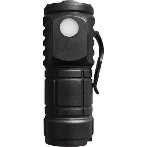 Leistungsstarke und ultrahelle Mini-LED-Taschenlampe, wiederaufladbar und wasserdicht, aus Aluminium mit Magnet, ideal zum Wandern und Campen.