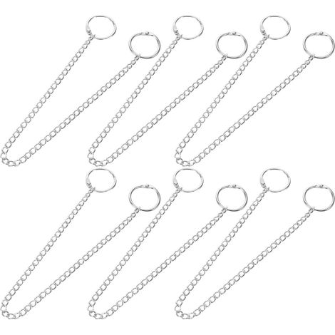 PRETYZOOM 6 Pièces Cadena avec Ganchos de Anillo et Clips (1/5)