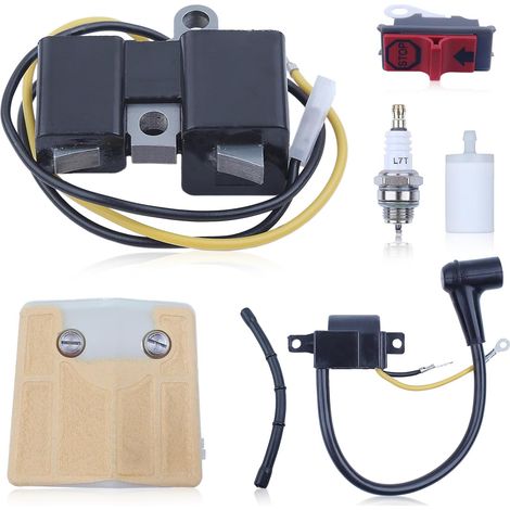 Kit de bobine d'allumage Tronçonneuse Pièce pour Husqvarna 61 66 266, 501516201, 501617201, 501546201, 501517201, 503717901 (1/5)
