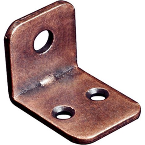 Squadretta per armadi bronzata 22 x 28 x 21 spessore 2 mm. - 4 pz.
