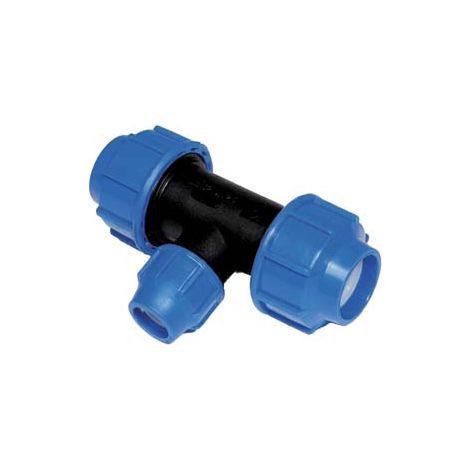 RACCORDO A COMPRESSIONE A T RIDOTTO PN16- - ø mm.40x32x40 - 5 pezzi