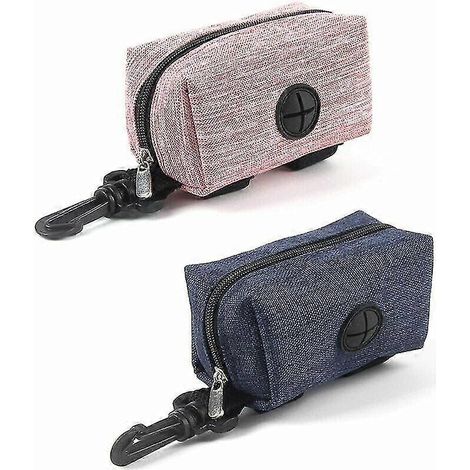 Lot de 2 distributeurs de sacs à déjections canines Healwe, sacs à déjections canines, supports pour sacs à déjections canines, sacs à déjections (1/5)