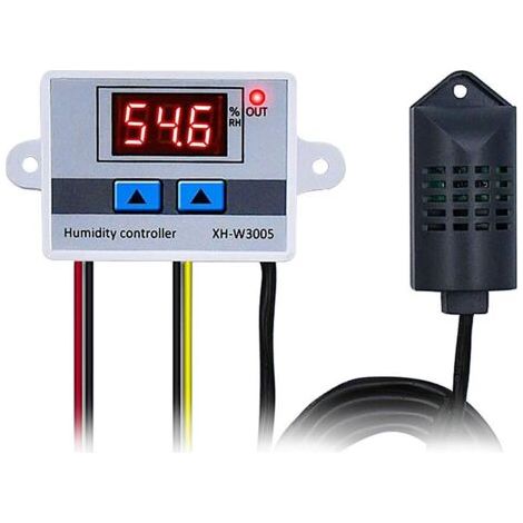 BUNTHAUS Digitaler Luftfeuchtigkeitsregler, multifunktional, praktisch, hochpräziser digitaler Luftfeuchtigkeitsregler, Hygrometer-Schalter (220 V) (1/5)