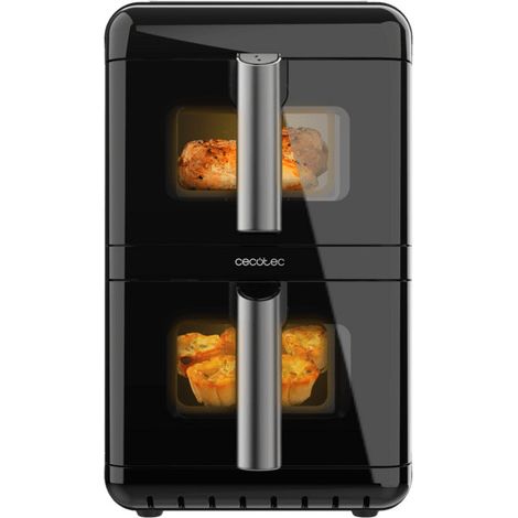 Cecotec A01EU01109325 Fritteuse Doppel 12 l Eigenständig 2900 W Heißluftfritteuse Schwarz